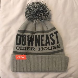 Rare | Downeast Cider Crew beanie w/ pom-pom | NEW